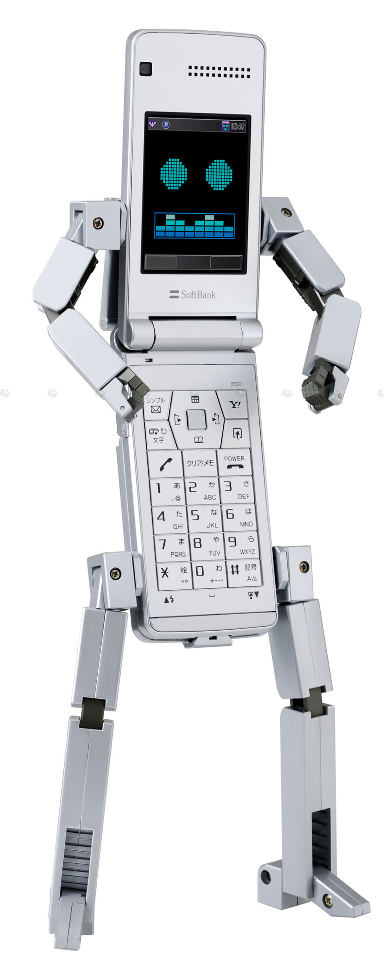Illustration for article titled Toshiba 815T PB: Transformers-Like Cellphone of Geeky dreams